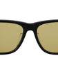 Diesel Chic Black Acetate Sunglasses with Yellow Lenses