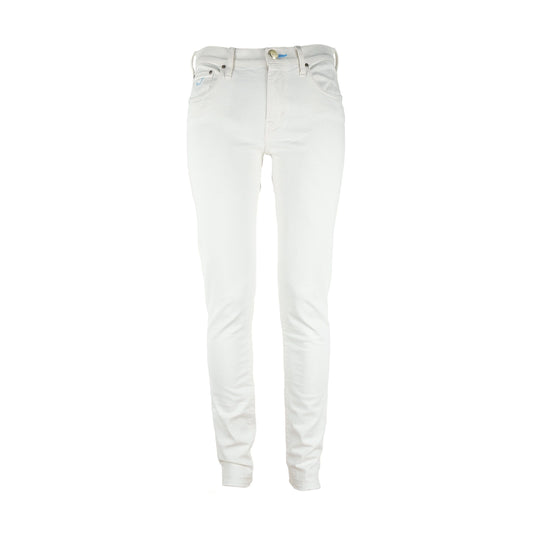 Jacob Cohen White Cotton Women's Jean