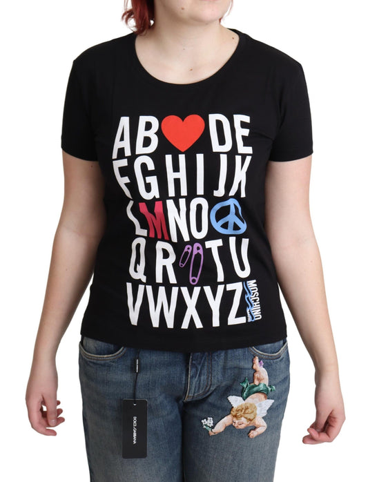 Moschino Chic Alphabet Print Cotton Tee