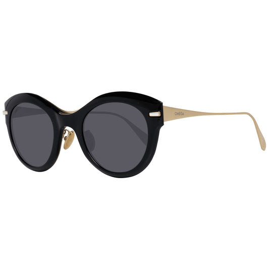 Omega Black Women Sunglasses