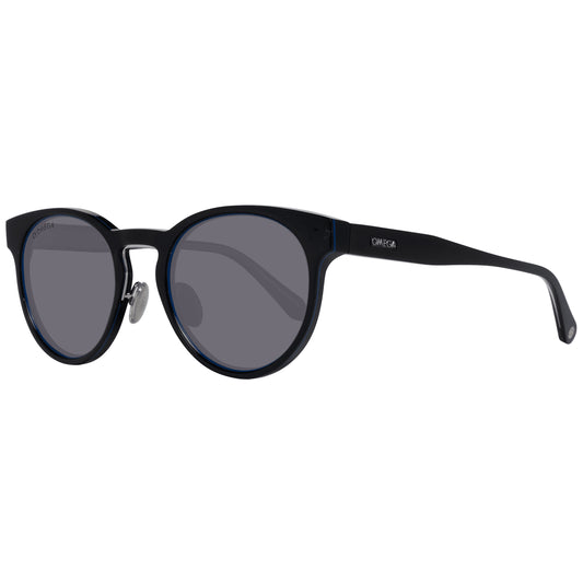 Omega Black Unisex Sunglasses