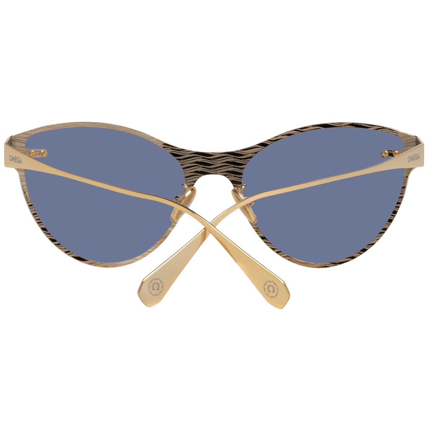 Omega Gold Women Sunglasses