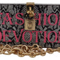 Dolce & Gabbana Gray Resin Dolce Box Clutch with Gold Details