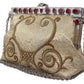 Dolce & Gabbana Glamorous Gold Evening Clutch with Crystal Details