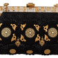 Dolce & Gabbana Opulent Black Crystal VANDA Evening Clutch