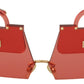 Dolce & Gabbana Chic Red Hand-Bag Frame Sunglasses