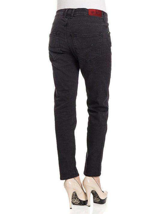 Jacob Cohen Black Cotton Women Jeans