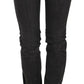 Just Cavalli Elegant Low Waist Skinny Black Pants