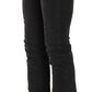 Just Cavalli Elegant Low Waist Skinny Black Pants