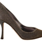 Dolce & Gabbana Elegant Silver Heels Pumps Classic