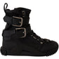 Dolce & Gabbana Elevated Trekking Boots with Sculpted Overlays