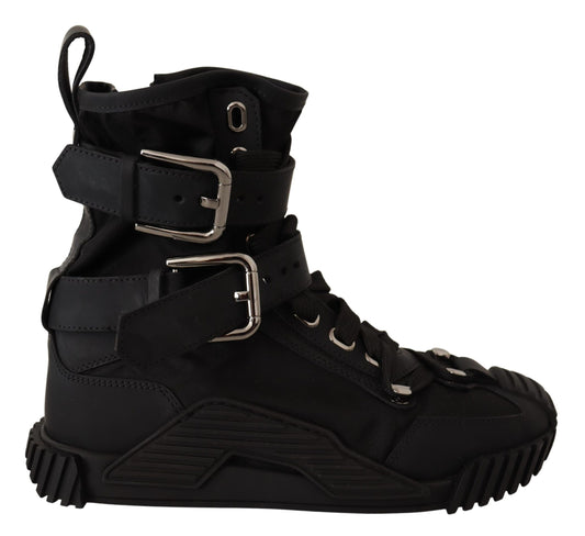 Dolce & Gabbana Elevated Trekking Boots with Sculpted Overlays