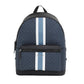 Michael Kors Cooper Large Signature PVC Varsity Stripe Backpack Bookbag (Admiral Multi)