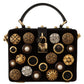 Dolce & Gabbana Enchanted Velvet Iguana Leather Box Bag