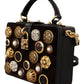 Dolce & Gabbana Enchanted Velvet Iguana Leather Box Bag