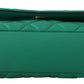 Versace Elegant Green Nappa Leather Small Crossbody