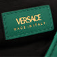 Versace Elegant Green Nappa Leather Small Crossbody