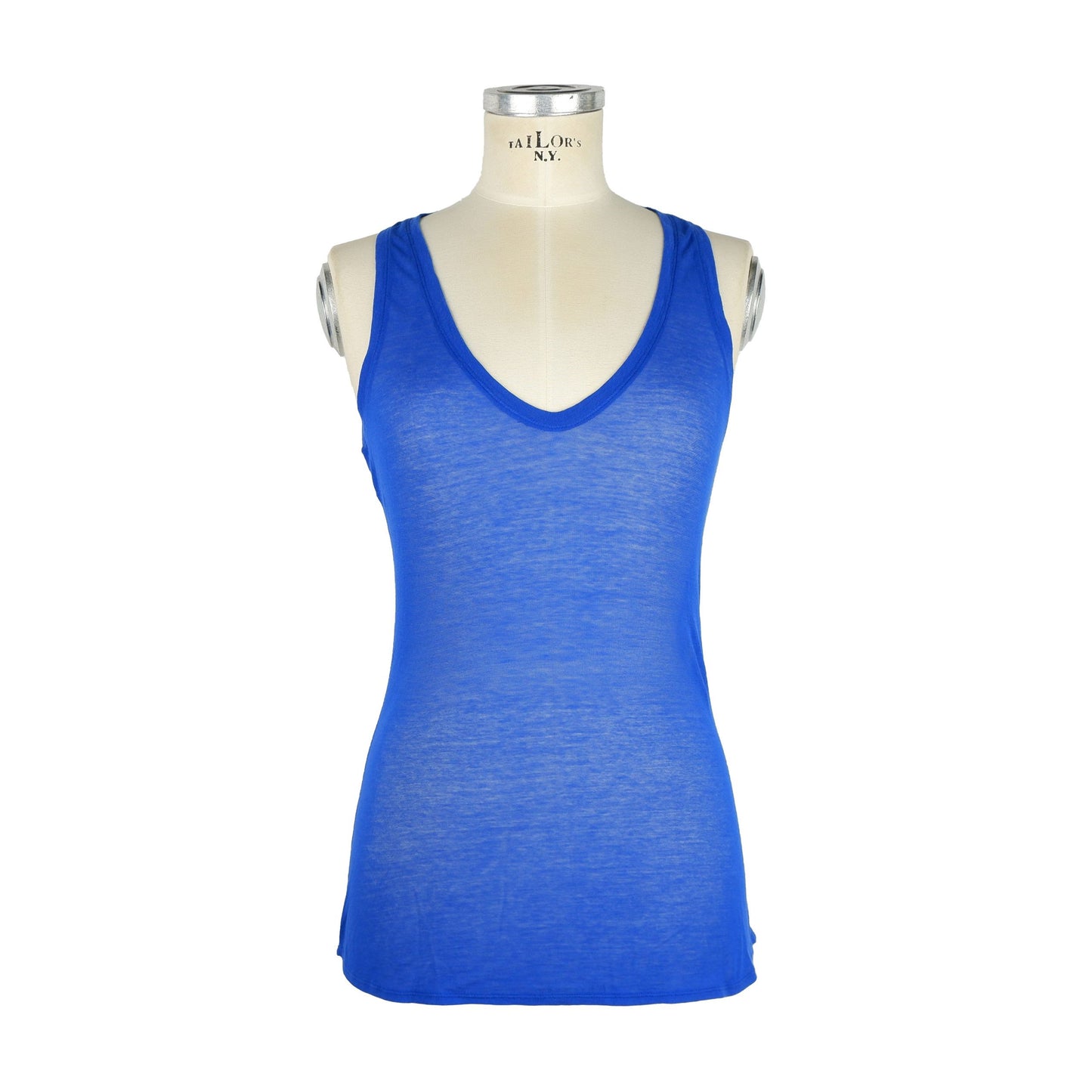 Jacob Cohen Blue Cotton Women Tank Top