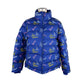 Love Moschino Chic Blue Zip-Up Jacket with Iconic Detailing