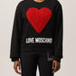 Love Moschino Black Cotton Women Sweater