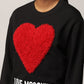 Love Moschino Black Cotton Women Sweater