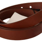 Costume National Elegant Brown Leather Fashion Belt