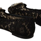 Dolce & Gabbana Elegant Taormina Lace Flats with Crystals