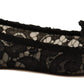 Dolce & Gabbana Elegant Taormina Lace Flats with Crystals