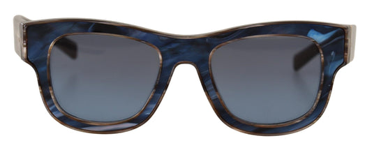 Dolce & Gabbana Chic Horn Pearly Blue Gradient Sunglasses