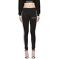 Palm Angels Black Polyester Women Legging