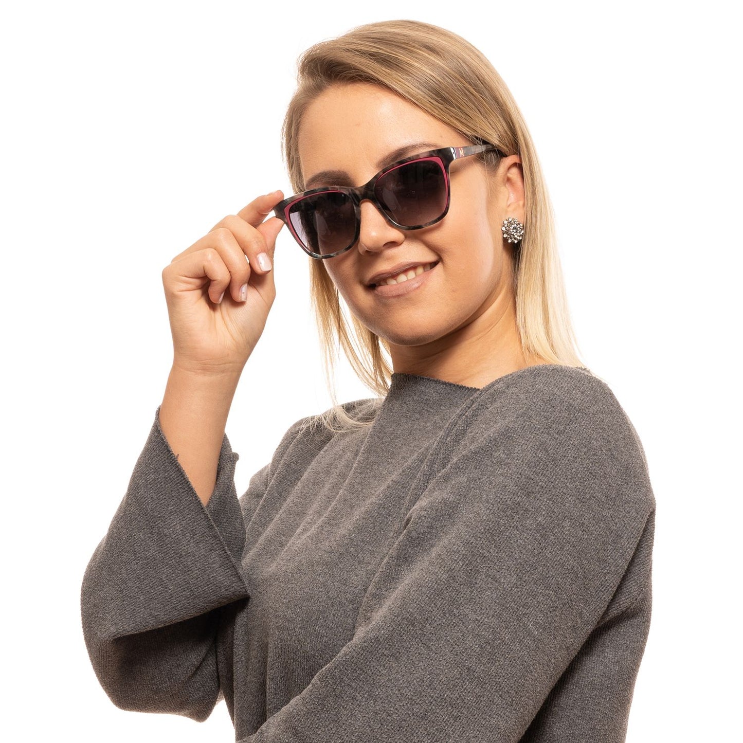 Carolina Herrera Gray Women Sunglasses