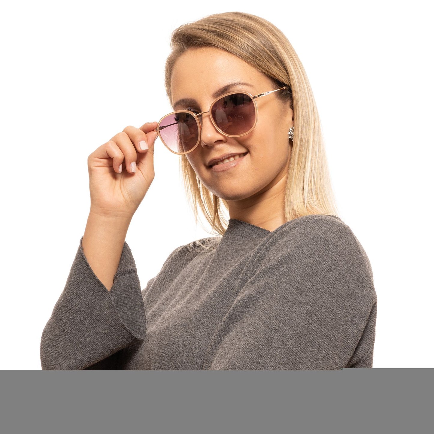 Bally Rose Gold Sunglasses for Woman