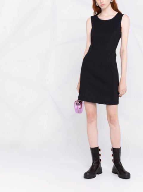 Love Moschino Black Cotton Women Dress