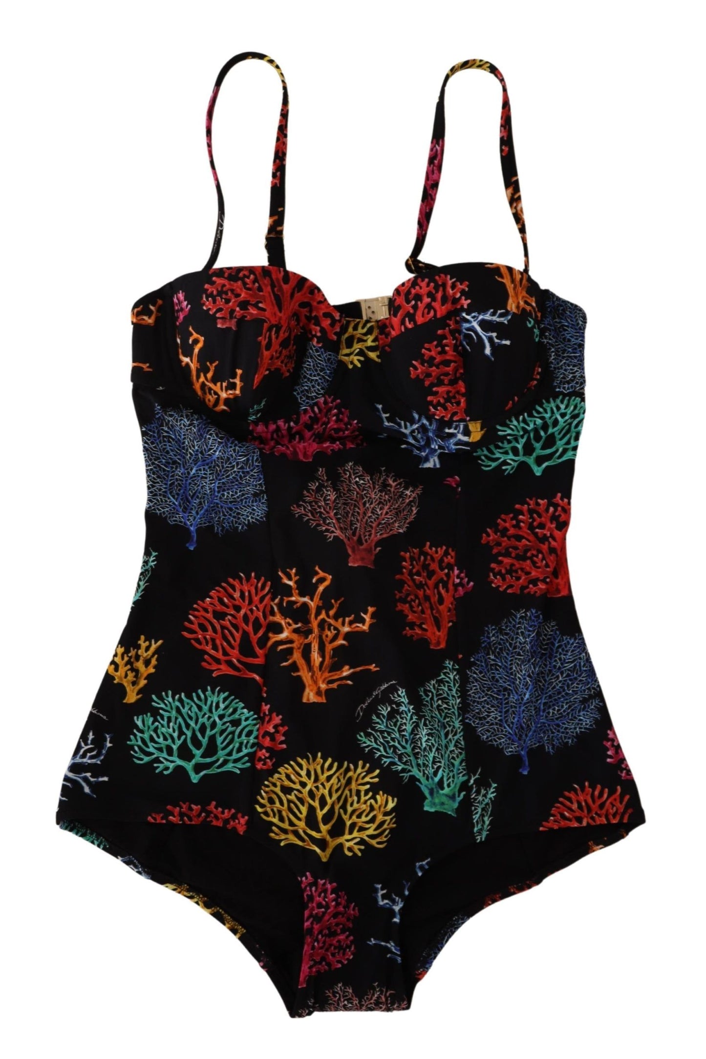 Dolce & Gabbana Elegant Sea Coral Print One-Piece Swimsuit