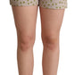 Dolce & Gabbana Chic Polka Dot Cotton Stretch Shorts