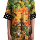 Dolce & Gabbana Tropical Silk Oversized Short-Sleeved Shirt