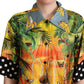 Dolce & Gabbana Tropical Silk Oversized Short-Sleeved Shirt