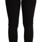 Dolce & Gabbana Elegant Mid-Waist Skinny Black Jeans