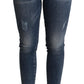 Dolce & Gabbana Elegant Mid Waist Skinny Blue Jeans