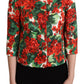 Dolce & Gabbana Exquisite Floral Brocade Blazer Coat