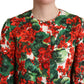 Dolce & Gabbana Exquisite Floral Brocade Blazer Coat