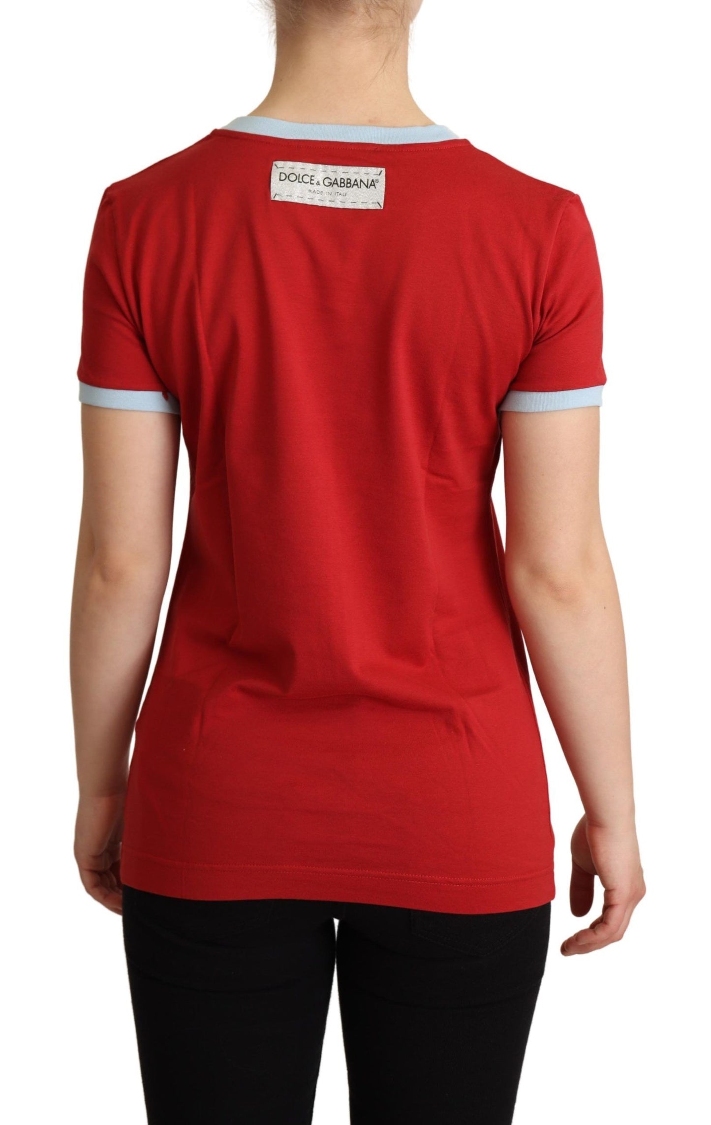 Dolce & Gabbana Elegant Cap Sleeve Crewneck T-shirt