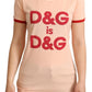 Dolce & Gabbana Chic Pink Crewneck Cotton Tee