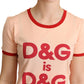 Dolce & Gabbana Chic Pink Crewneck Cotton Tee