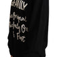 Dolce & Gabbana Chic Black Cashmere-Wool Crewneck Sweater