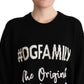 Dolce & Gabbana Chic Black Cashmere-Wool Crewneck Sweater