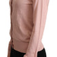 Dolce & Gabbana Elegant Pink Cashmere Silk Cardigan