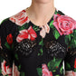 Dolce & Gabbana Elegant Floral Silk Blend Cardigan