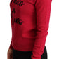 Dolce & Gabbana Chic Pink Cashmere Blend Crewneck Pullover