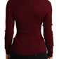 Dolce & Gabbana Elegant Bordeaux Turtle Neck Sweater